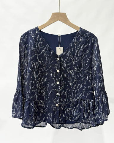 Grace Button Top