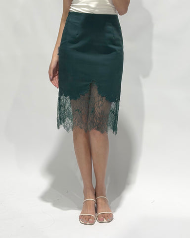 Lace Pencil Skirt