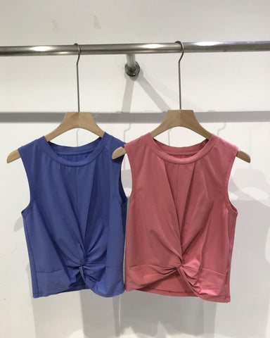 Ruched Front Crop Top