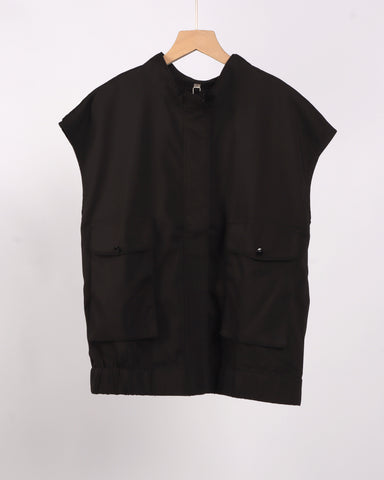 Utility Cargo Vest - Black