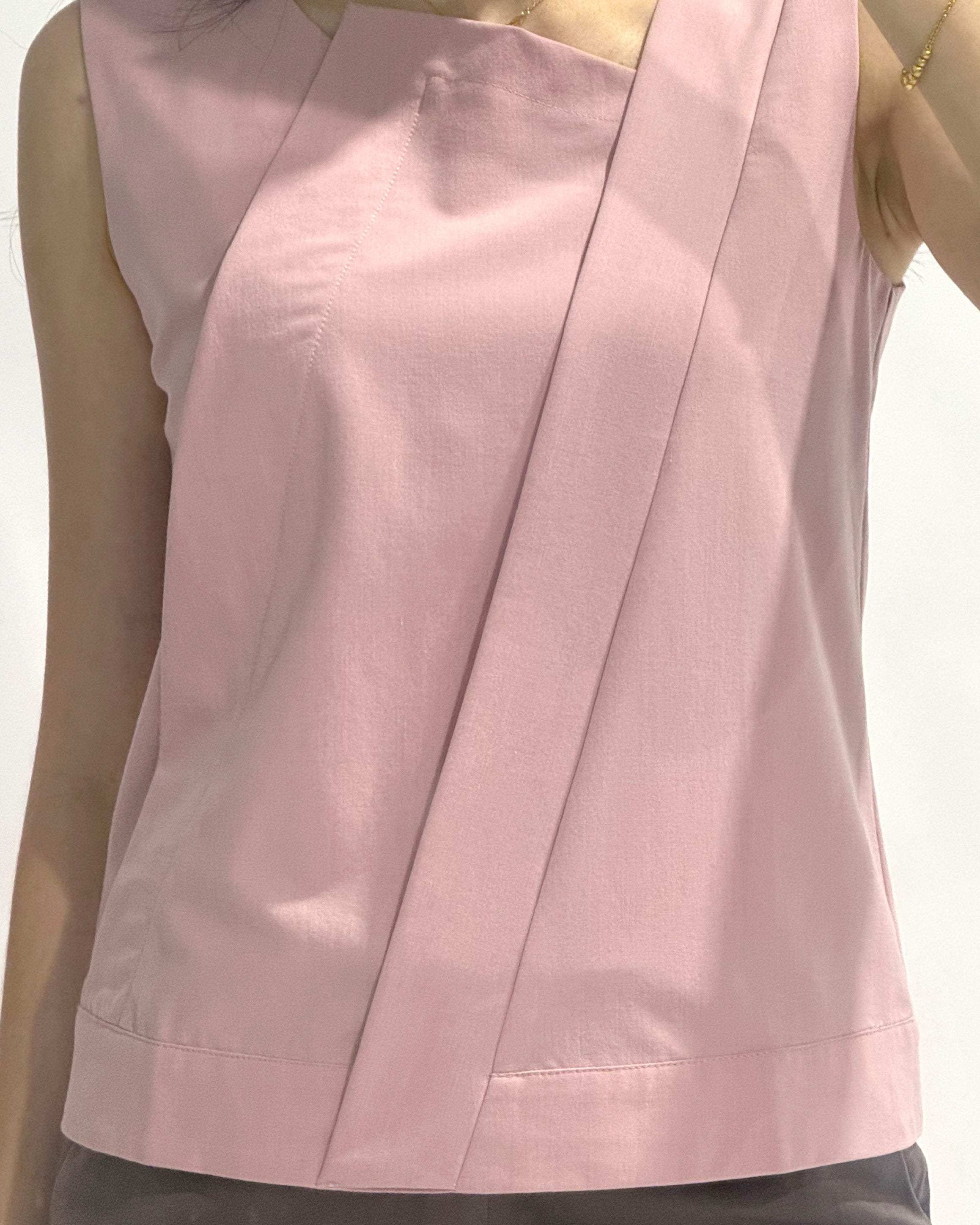 Axis Fold Top - Pink - Ferlicious