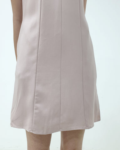 Keyhole Shift Dress - Pink