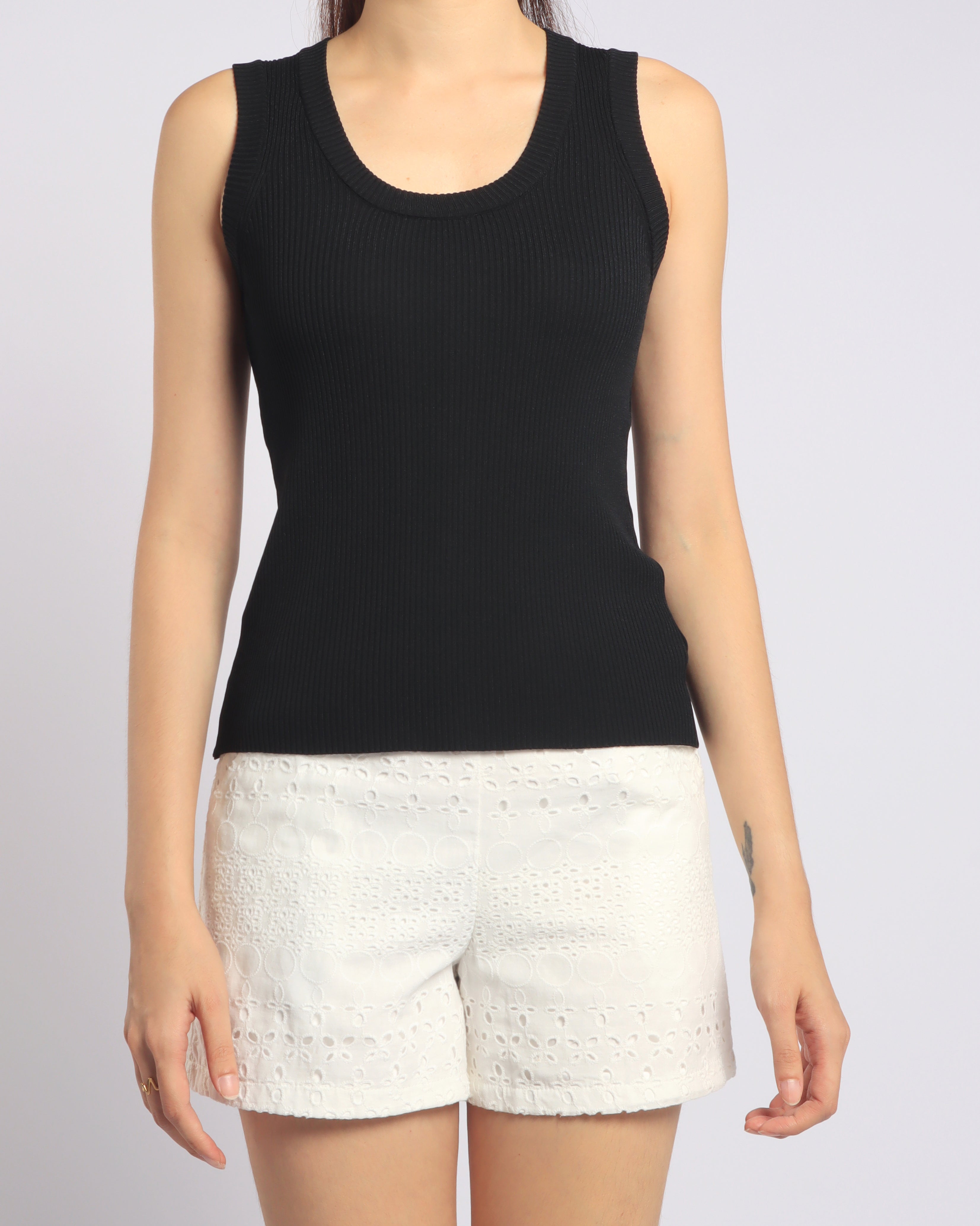 Longline Knit Top