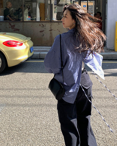 Oversized Back Tie Shirt