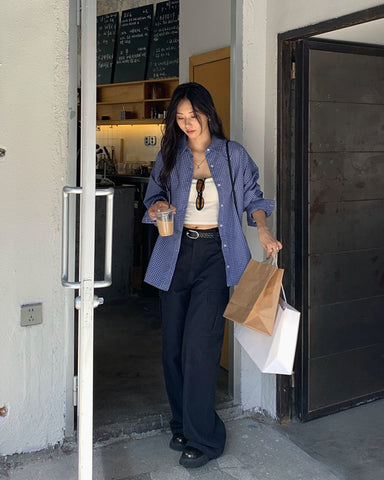 Oversized Back Tie Shirt