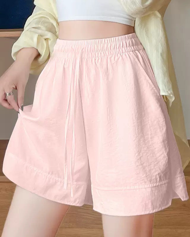 Plain HW Shorts, women's shorts - Ferlicious Singapore
