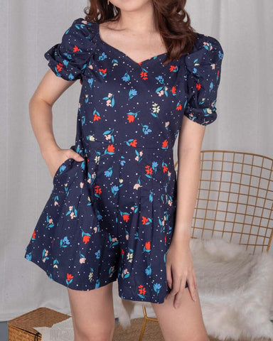 Poppy Floral Romper