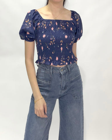 Smocked Bodice Top