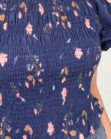 Smocked Bodice Top