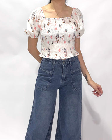 Smocked Bodice Top