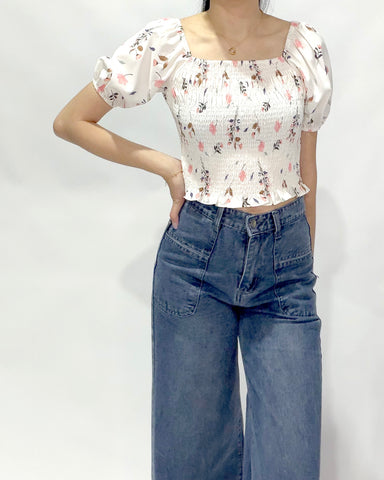 Smocked Bodice Top