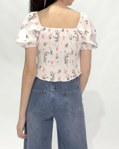 Smocked Bodice Top