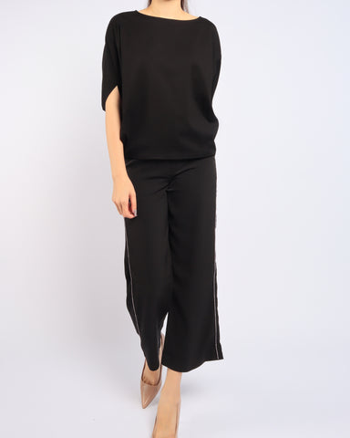 Smooth Cotton Batwing Top