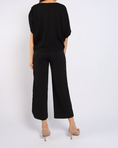 Smooth Cotton Batwing Top
