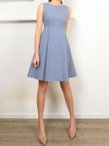 Sorrel A-Line Dress - Blue