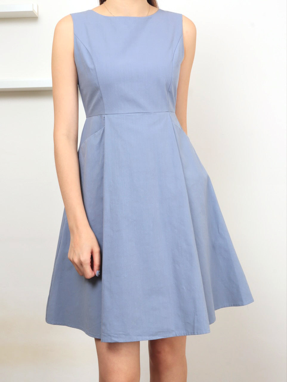 Sorrel A-Line Dress - Blue
