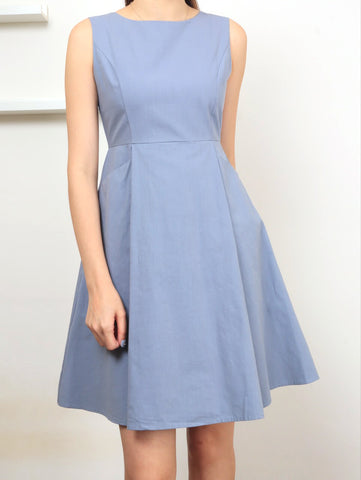 Sorrel A-Line Dress - Blue