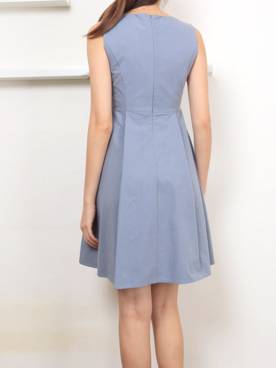 Sorrel A-Line Dress - Blue