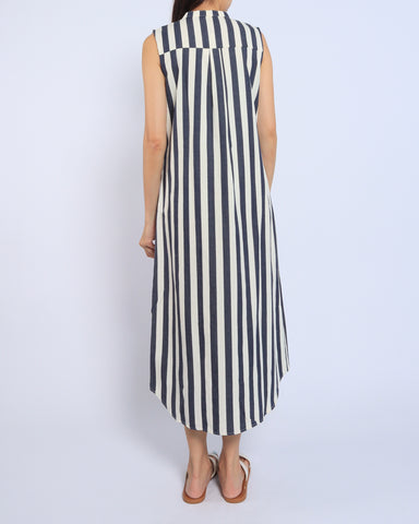 Stripes Button Down Maxi