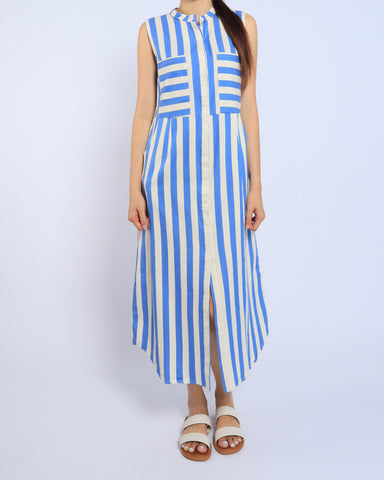 Stripes Button Down Maxi