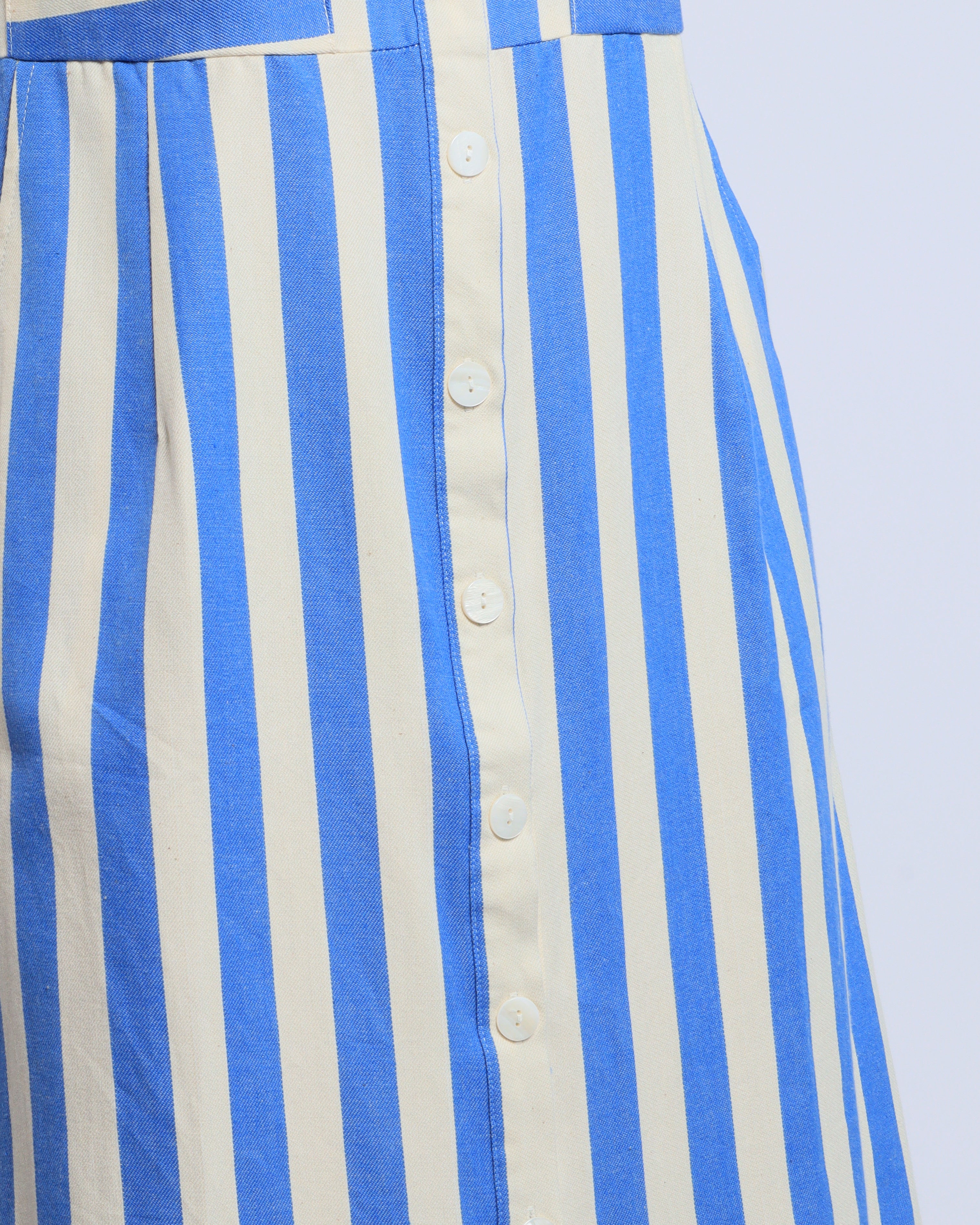 Stripes Button Down Maxi