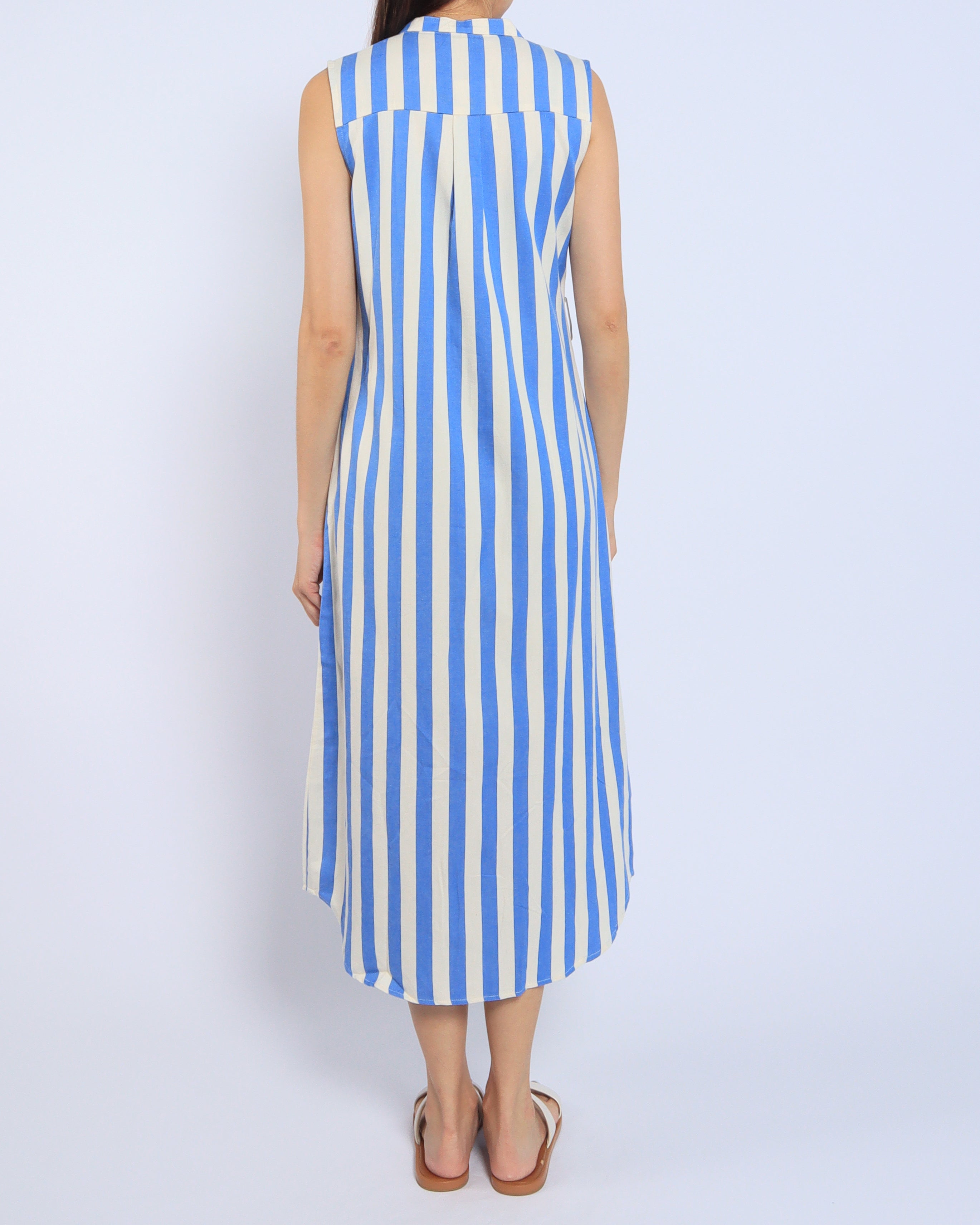 Stripes Button Down Maxi