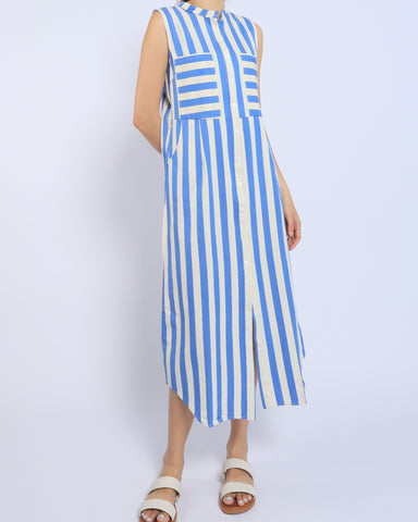 Stripes Button Down Maxi