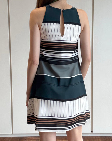 Stripy Trapeze Dress