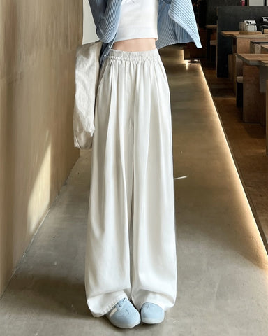 Tencel Denim Pull Up Pants