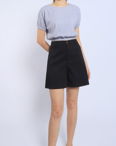 The Airelle Eyelet Crop Top