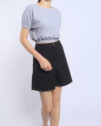 The Airelle Eyelet Crop Top