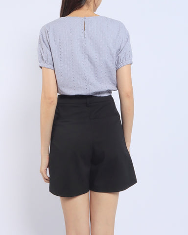 The Airelle Eyelet Crop Top