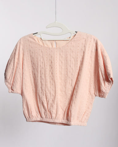 The Airelle Eyelet Crop Top