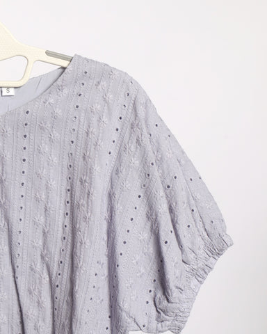 The Airelle Eyelet Crop Top