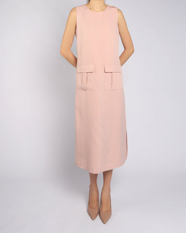 Two Pockets Midi Dress