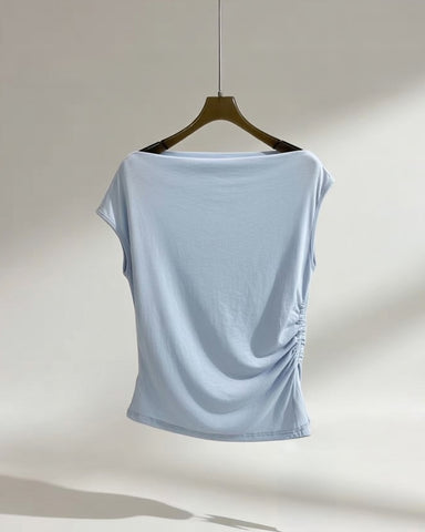 Wide Neck Off Shoulder Top