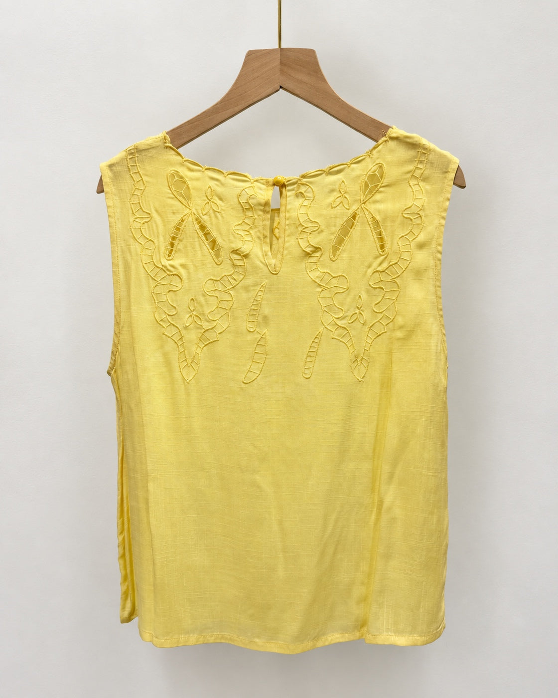 Cut Out Embroidery Top