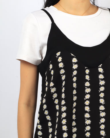 Daisy Floral Layered Tee