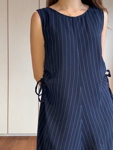 Drawstring Side Dress