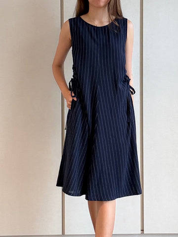 Drawstring Side Dress
