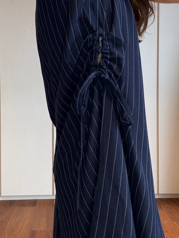 Drawstring Side Dress