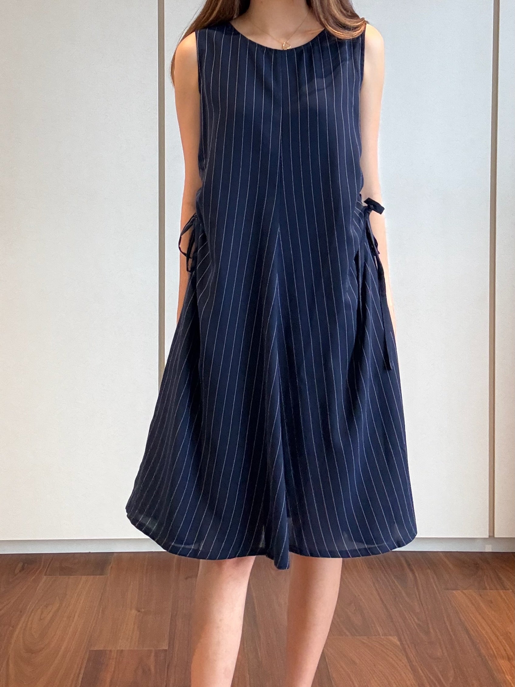 Drawstring Side Dress