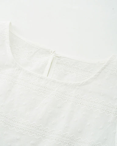 Eyelet Swiss Dot Tunic