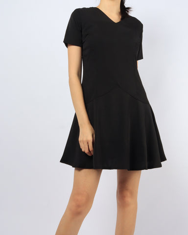 Waterfall Peplum Dress