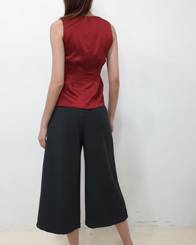 Gathered Waist Peplum Top - Ferlicious Singapore (view 11)
