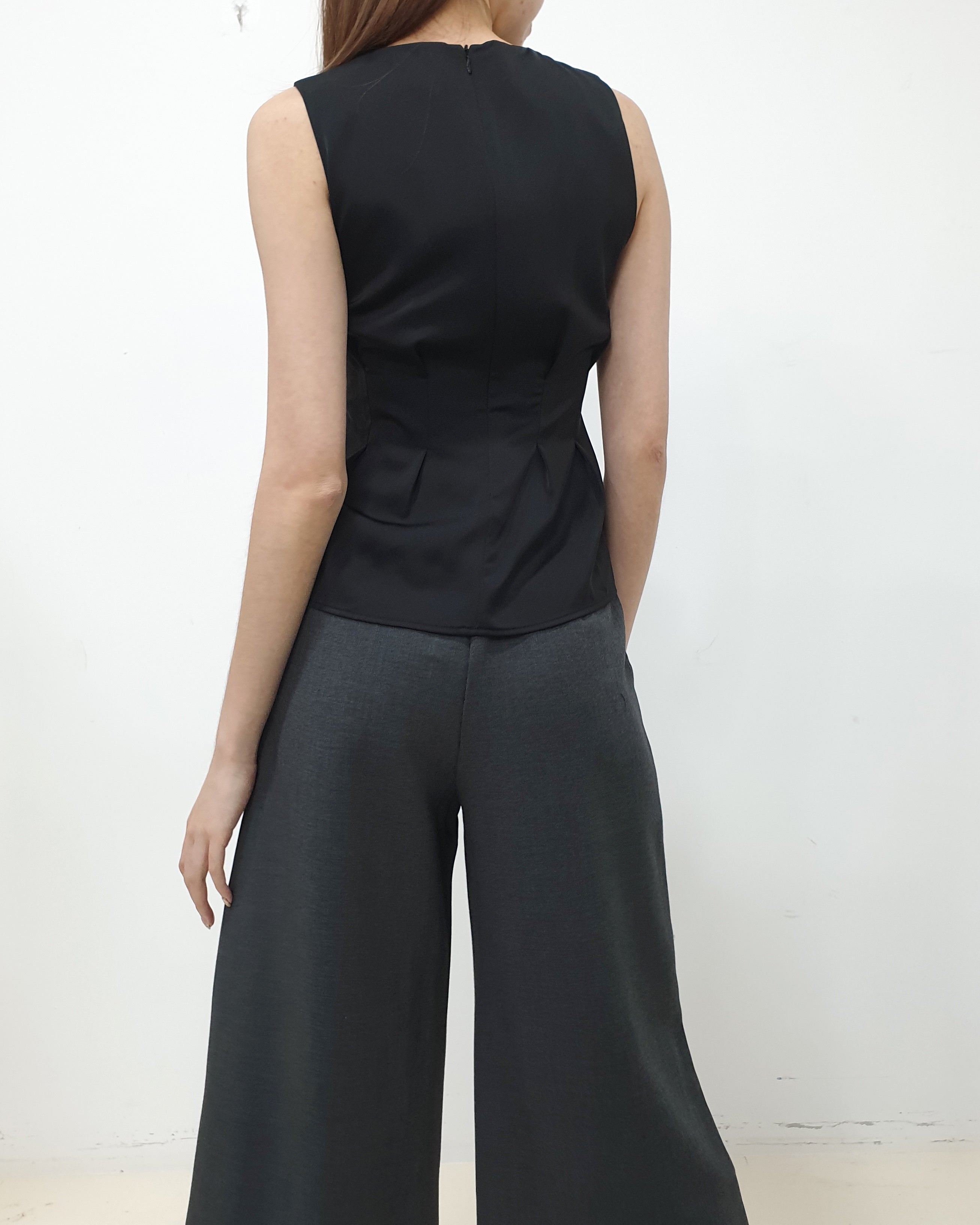 Gathered Waist Peplum Top - Ferlicious Singapore (view 12)