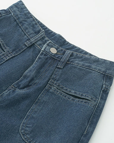 Washed Wide Leg Jeans