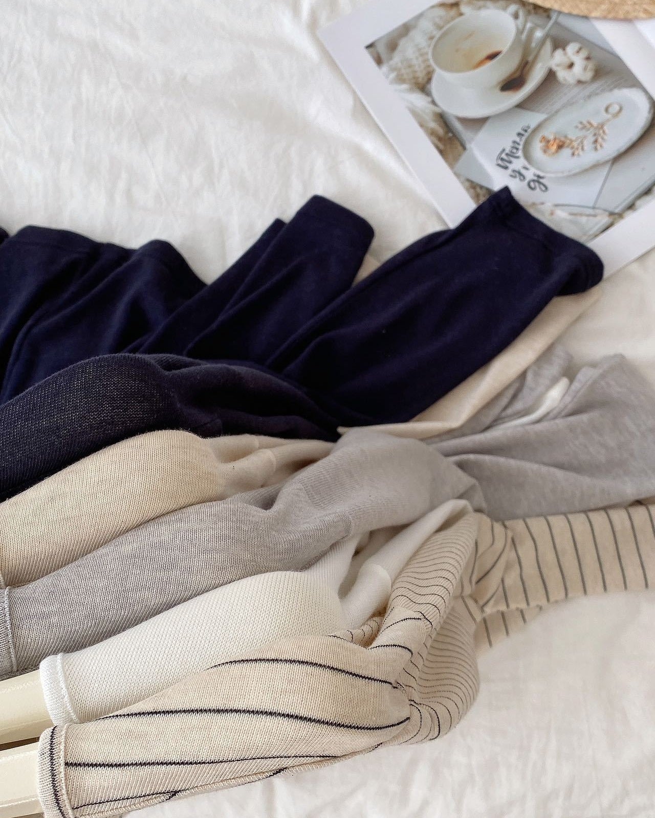 Lyocell Linen Pocket Long Sleeve Top