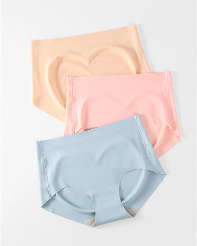 Mulberry Silk Seamless Mid Waist Panties