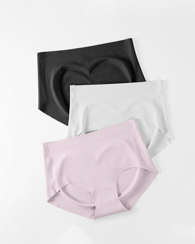 Mulberry Silk Seamless Mid Waist Panties
